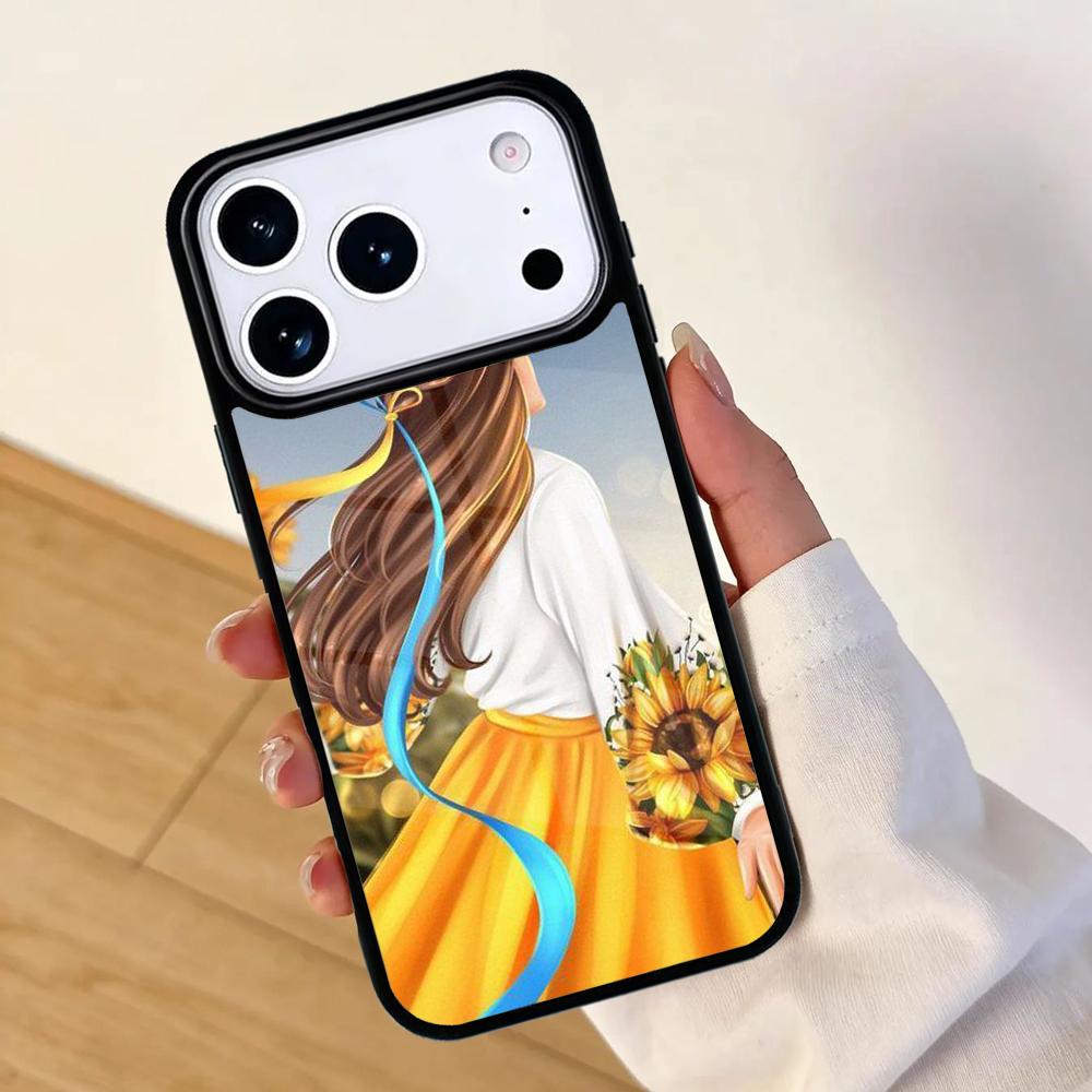 U/kraine Ukrainian girl Phone Case For Apple iPhone 17 air 16 Pro Max 15 Pro Max 14 13 12 11 Mini Back Cover