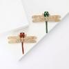 Fashion Creative Alloy Enamel Dragonfly Brooch Fashion Women'S Suit Coat Corsage Ornament Pin