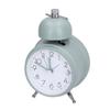 Alarm Clock Green Portable Metal Big Ringtone Simple Style Office Home Alarm Clock