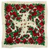 70*70cm Babushka Square Bandana Women Floral Print Russian National Scarf