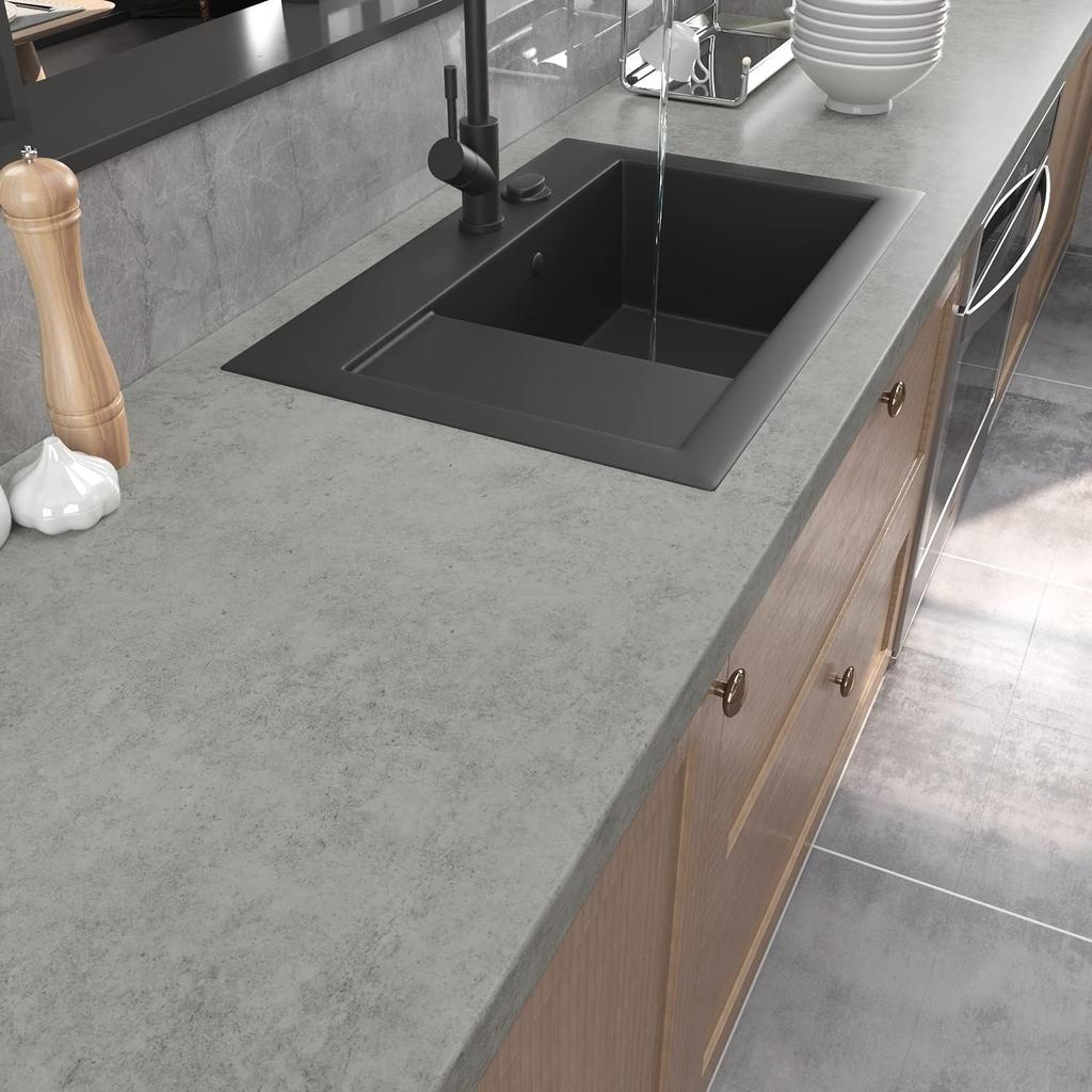 Industrial Cement Grey Clothing Store Living Room Decor Contact Paper Vinyl Self Adhesive Waterproof Wallpaper Wall Stickers