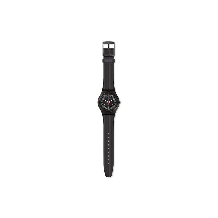 Swatch Унисекс 41мм Черные часы SUOB178 SUOB178