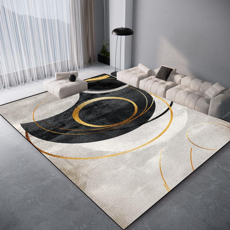 Modern Light Luxury Carpet Living Room Geometric Decoration Home Large Area Rugs 200x300 Bedroom Sofa Soft Non-slip Mat Washable