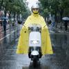 High Neck Vehicle Raincoat Waterproof Motorcycle Raincoat Electric Bicycle Raincoat  Heavy Rain