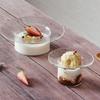 Decorative Yogurt Bowl Transparent Fruit Salad Plate Home Decoration Juice Cup  Dessert
