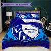 VfL Bochum 1848 Pattern Bedding uilt Set uilt Cover Pillowcase Home Decoration Birthday Gift (1 * duvet cover + 2 * pillowcase  without core)99