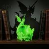 Легкая емкость для хранения 3D-печатный фэнтезийный дракон, подставка для колец, готический подстаканник для ключей