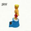 Anti-slip Car Decoration Surfer Boy Solar Nodding Toy, Cartoon Bobblehead for Accessory For Bumpy Roads Dashboard, Auto Swing Shaking Figure