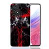 Black C-Clovers Anime Phone Case for Samsung Galaxy A52 A51 A50S A12 A22 A32 A72 A10S A30S A31 A71 Note 20 Ultra 10 Plus S10 Gal