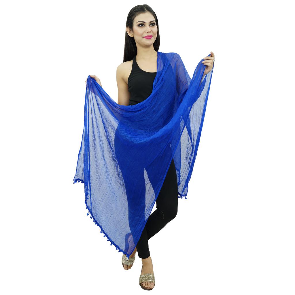 Длинные палантины из шифоновой смеси Dupatta, женские индийские шарфы с запахом, Chunni Indian