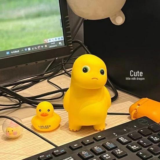 Игрушка Молочный Дракон, выдувающий пузыри: Креативная, Забавная и Снимающая Стресс Игрушка-Прикол для Детей