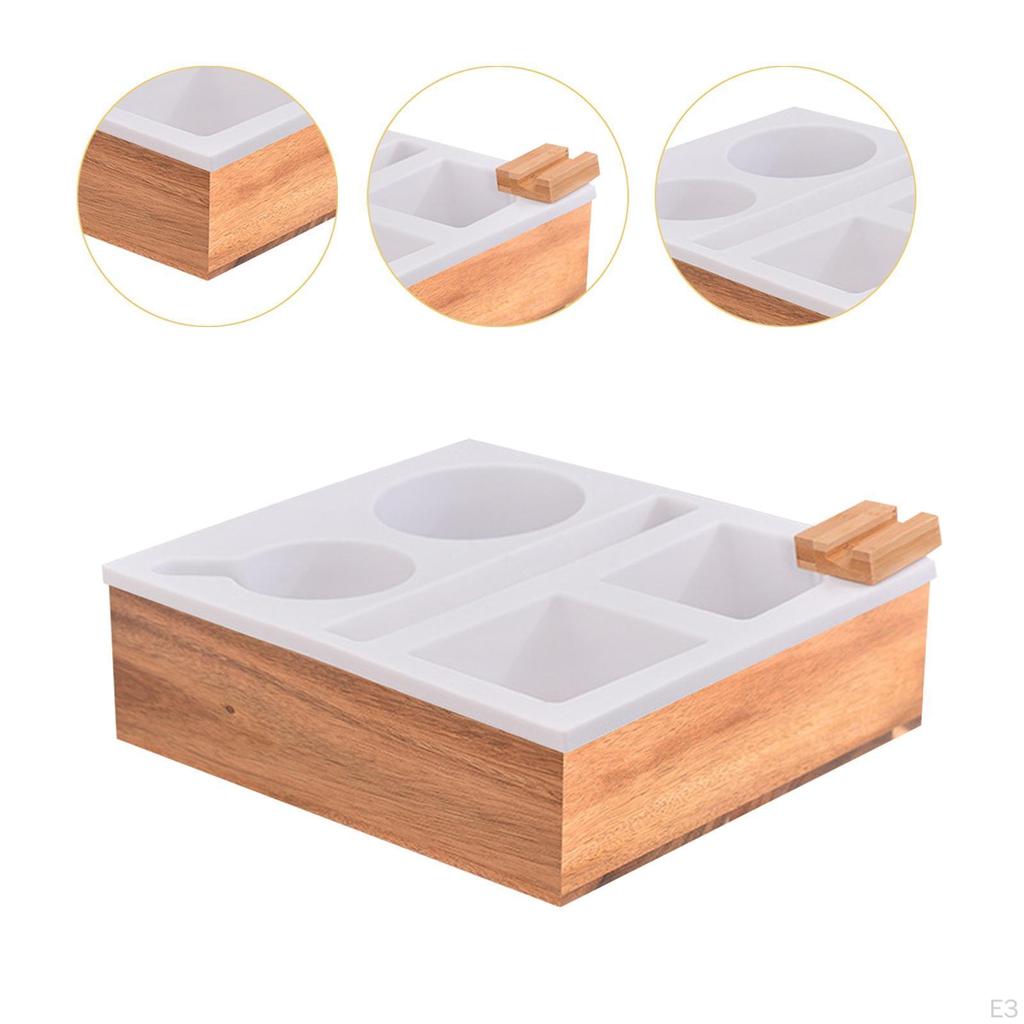 Органайзер-поднос с регулируемой подставкой для телефона для декора столешницы