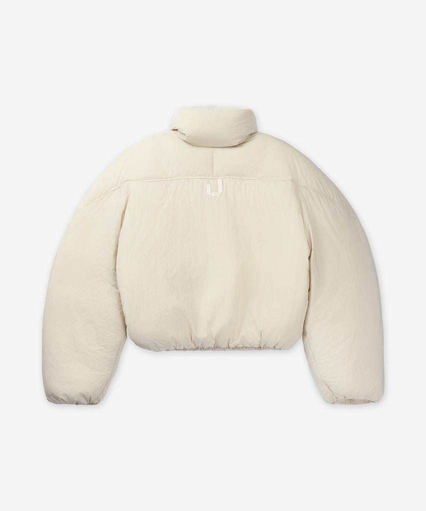 Jacquemus La Doudouin Caraco Crop Padded Jacket - White / 241Co0491320110