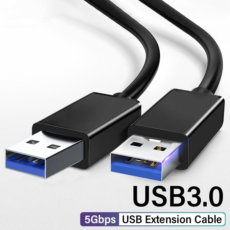 USB 3.0 Extension Cable USB Male To Male 5Gbps Fast Transmission Data Cable USB3.0 For Computer Laptop To Mobile Hard Drive TV