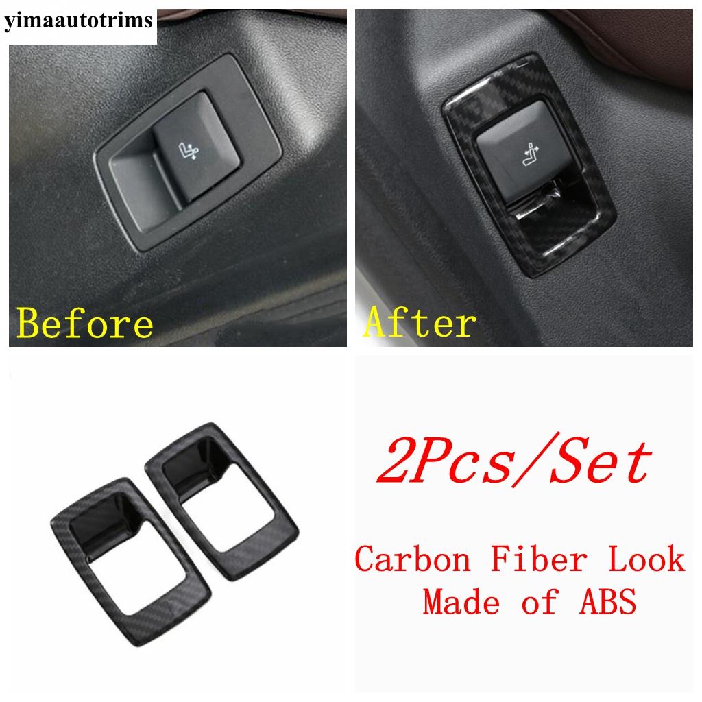 Gear Panel / Dashboard Frame / Window Lift /Navigation Strip Cover Trim For BMW X3 iX3 X4 G01   Carbon Fiber Accessories
