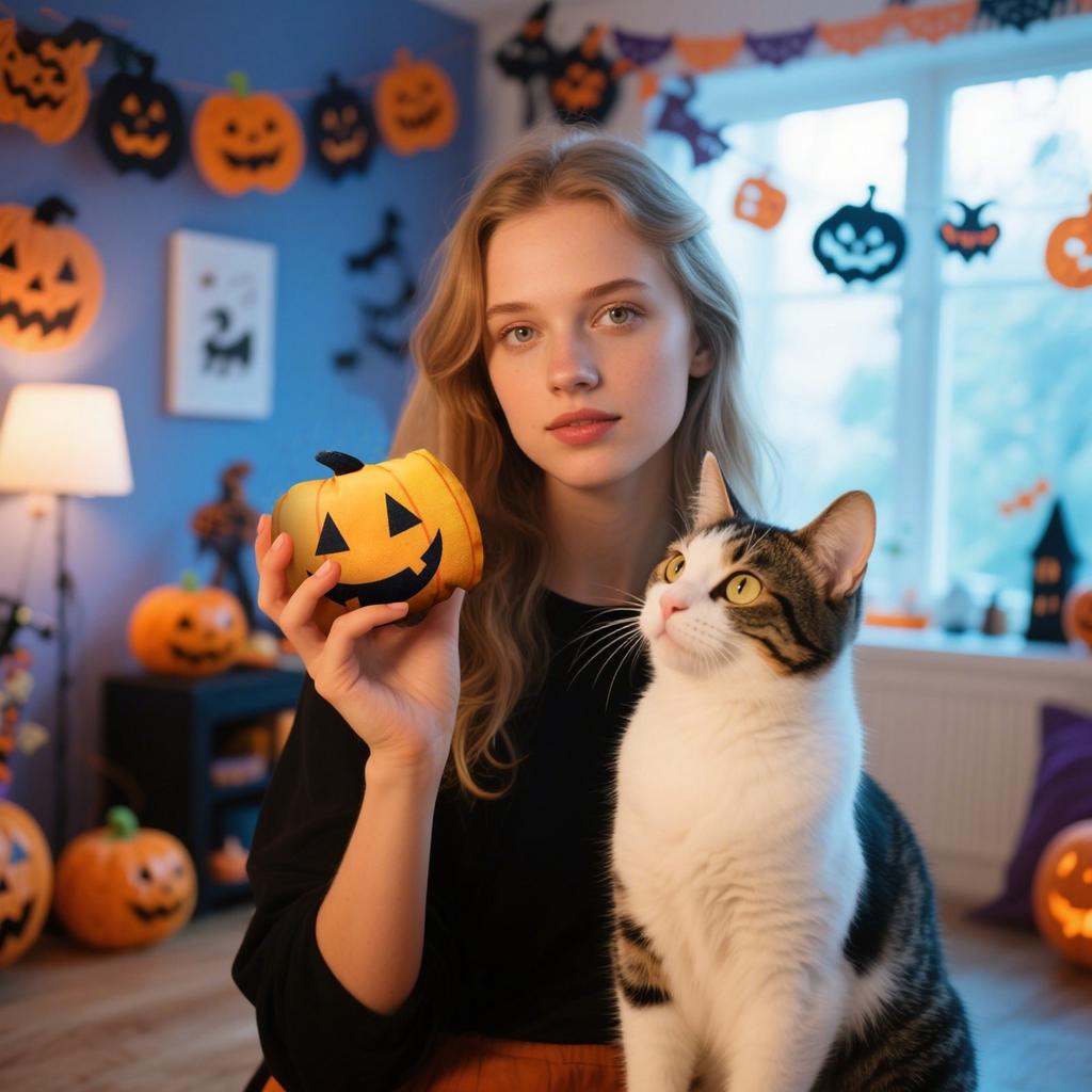 Игрушки на Хэллоуин, Плюшевые игрушки с кошачьей мятой, Мягкие и игрушки, Идеально подходят для игр и упражнений в помещении