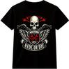 Череп Ride Or Die Байкерская Футболка Мотоциклетные Крылья Гаечный Ключ Винтажная Гаражная Футболка