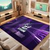 Melbourne Storm Personalized Crystal Velvet Carpet, Customized Name Text Soft Anti‑Slip Rug for Living Room Bedroom