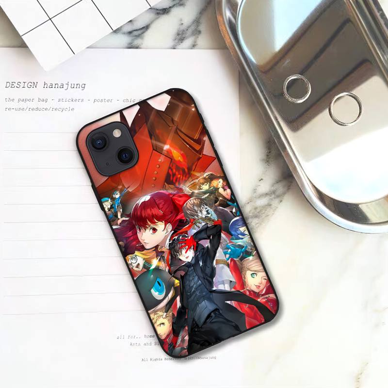 Чехол Persona5 The Royal Game Phone для iPhone 11 12 Mini 13 14 Pro XS Max X 8 7 6s Plus 5 SE XR Shell
