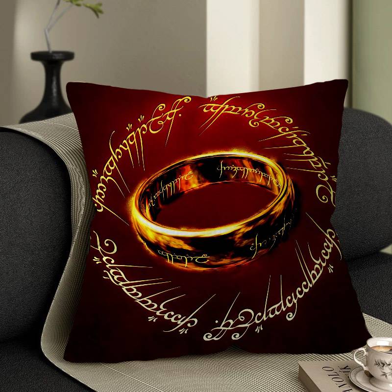 LLord Of The Ring Pillow Cushion Cover Pillowcase Living Room Sofa Home Decor Customized