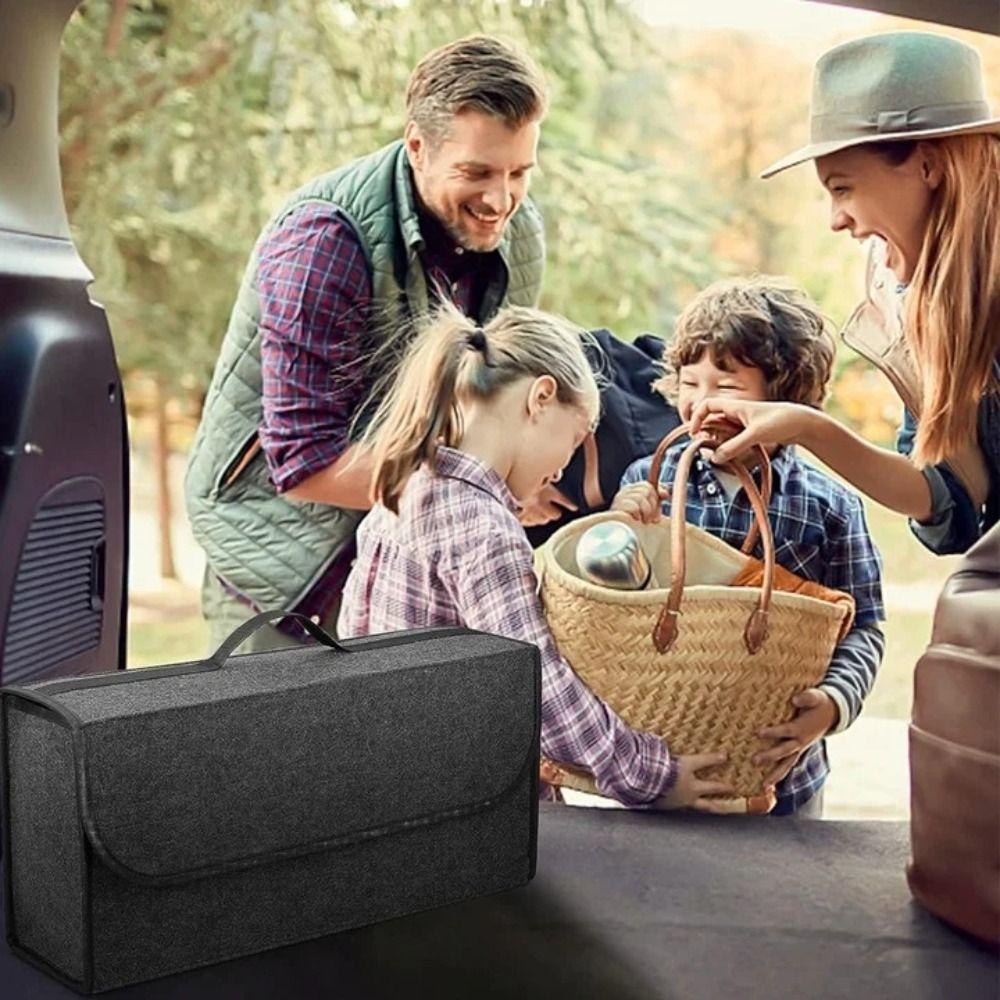 Foldable Car Boot Organizer Anti Slip Vehicle Storage Organizer  for Car Stowing and Tidying