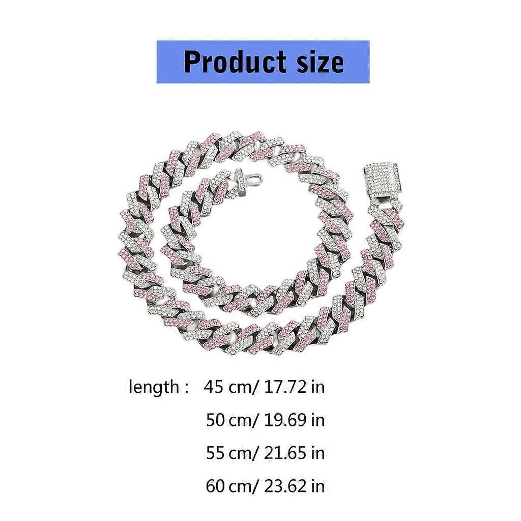 YIEMEEN Luxurious Cuban Chain Necklace Accessory Hip Hop Culture Accessory