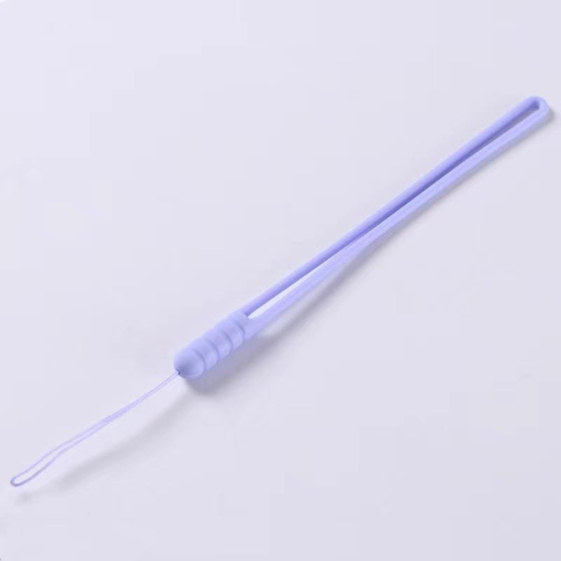 Wrist Hanging Silicone Long Phone Rope Strap Cellphone Chain Lanyard For Iphone For Android Key Rings Bag Decoration