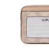 New COACH Coated Canvas Card Holder Mini Women's Sand & Taupe CW883-SVPWH