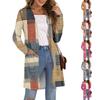 Women's Fashion Casual Comfort Floral Print Mid-Length Cardigan Jacket