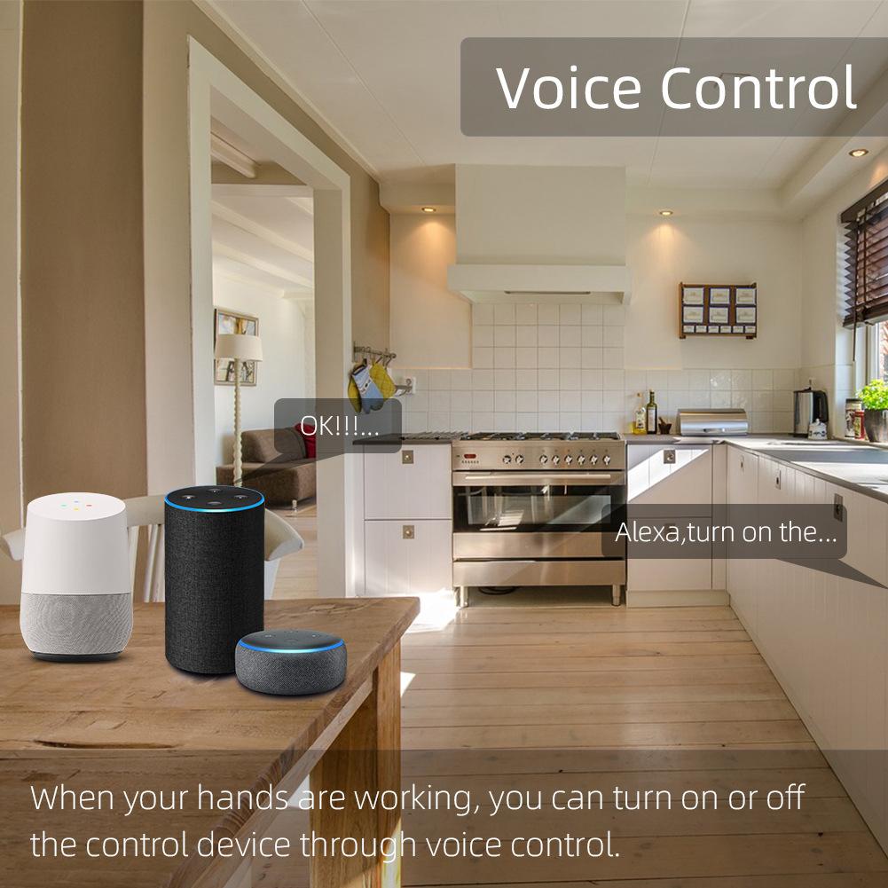 Интеллектуальный автоматический выключатель Tuya WiFi с таймером включения и выключения, счетчиком энергии, автоматическим повторным включением с защитой