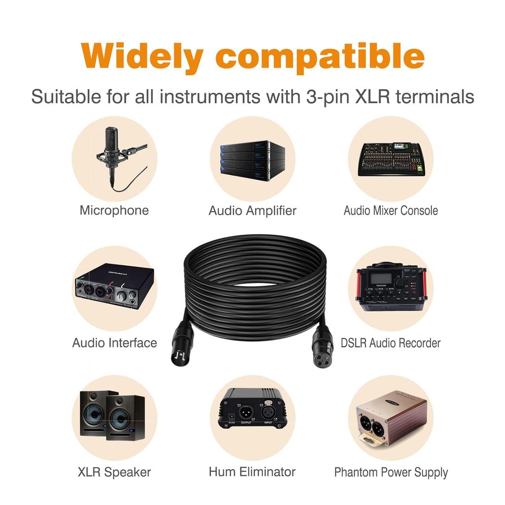DJ сценический кабель XLR для записи микрофона с фантомным питанием аудиоинтерфейс микшерный пульт 3-контактный кабель XLR для микрофона Shure SM7B AM8 K688