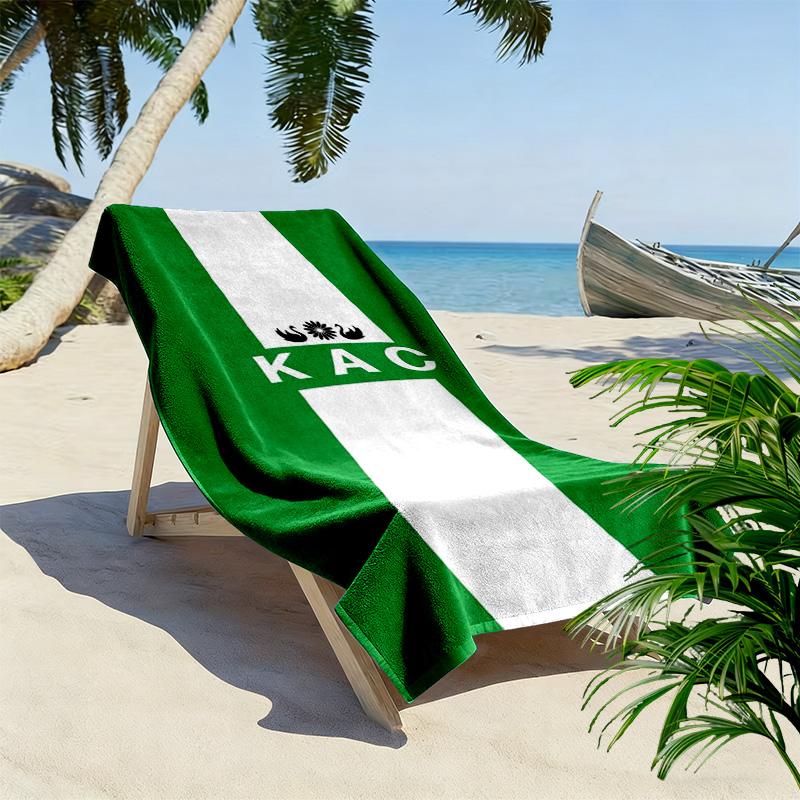KAC kenitra athletic club Print Beach Towel, Large Soft Quick Dry Towel for Beach Camping Swimming