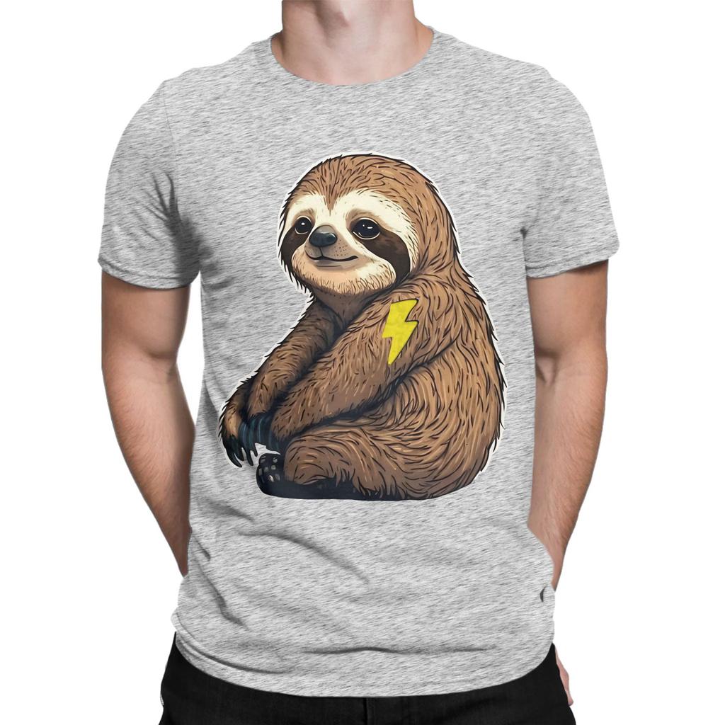 Sloth Flash Funny 100 Cotton Tshirt Sloth Flash Tops Tees For Unisex
