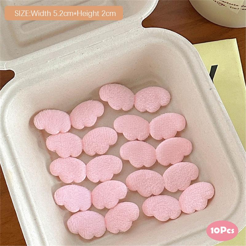 10 шт. милые мультяшные крылья бант звезда крышка карты украшения милые самодельные заколки для волос аксессуары подарок самодельные швейные материалы