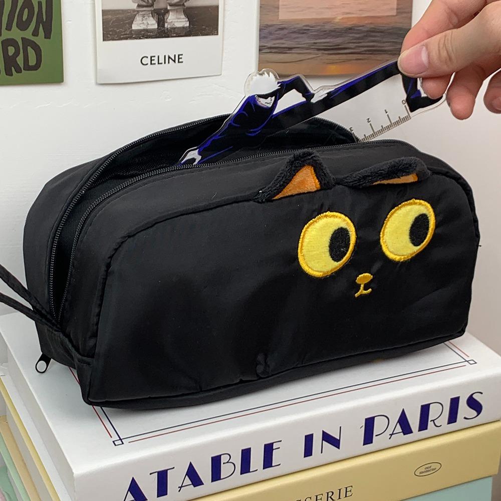 Large Capacity Pen Bag Portable Pencil Box High Quality Stationery Bag Back To School