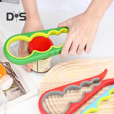 Артритный зажим для бутылок 4-в-1 Нескользящая резиновая ручка Консервный нож Инструмент для снятия крышек с банок Инструмент для слабых рук Пожилые люди Кухонный гаджет для всех возрастов