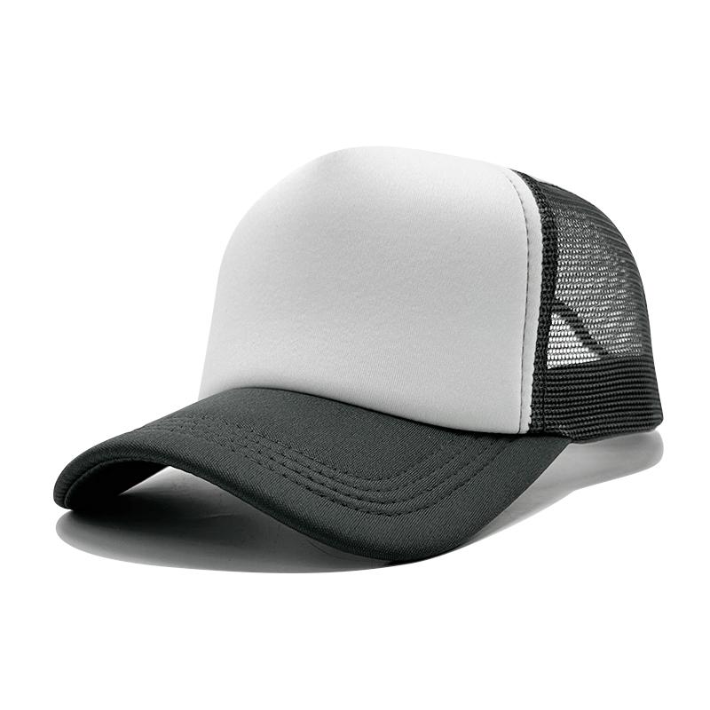 High Quality Custom 3D Embroidery Sublimation Print 5-Panel Trucker Mesh Cap Baseball Gorras Blank Foam Trucker Hat