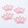 10Pcs 62*43mm Padded Crown Sewinng On Scrapbookings Planar Crafts Accessories Decorations Rhinestone Patches