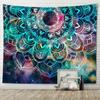 Tapestry Wall Decoration Gradient Watercolor Mandala Series Home Living Room Hanging Background Cloth