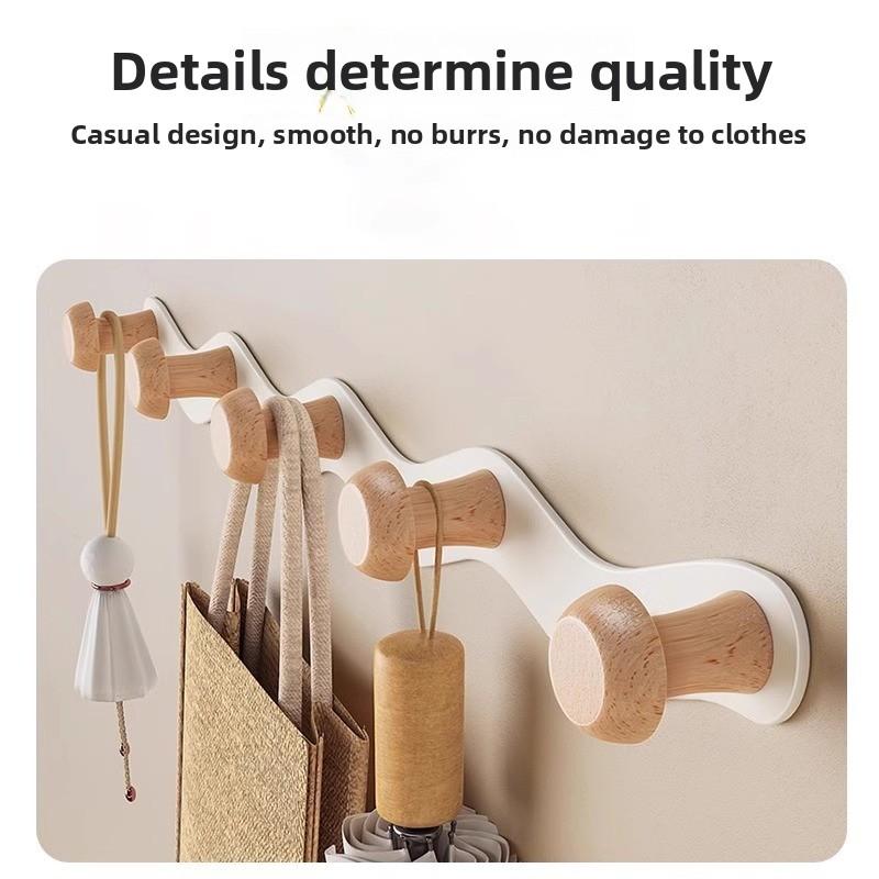 Крючок на дверь Настенная вешалка для одежды без пробивки Крючок для одежды Входная дверь Настенный крючок для пальто и шляп Крючок-рейка для спальни