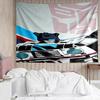 Transformers Print Tapestry, Backdrop, Easy Setup, Ideal for Bedroom, Office & Living Room, with Aesthetic Wall Hanging Decor.