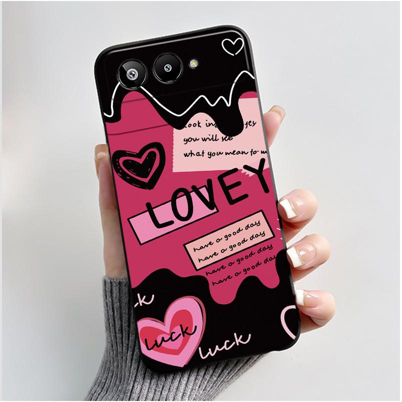 Casing For BLU G95 Case Aesthetic Luxury Cute Cool Boys Girls Pattern Black Matte Soft TPU Silicone Phone Case Back Shell Cover