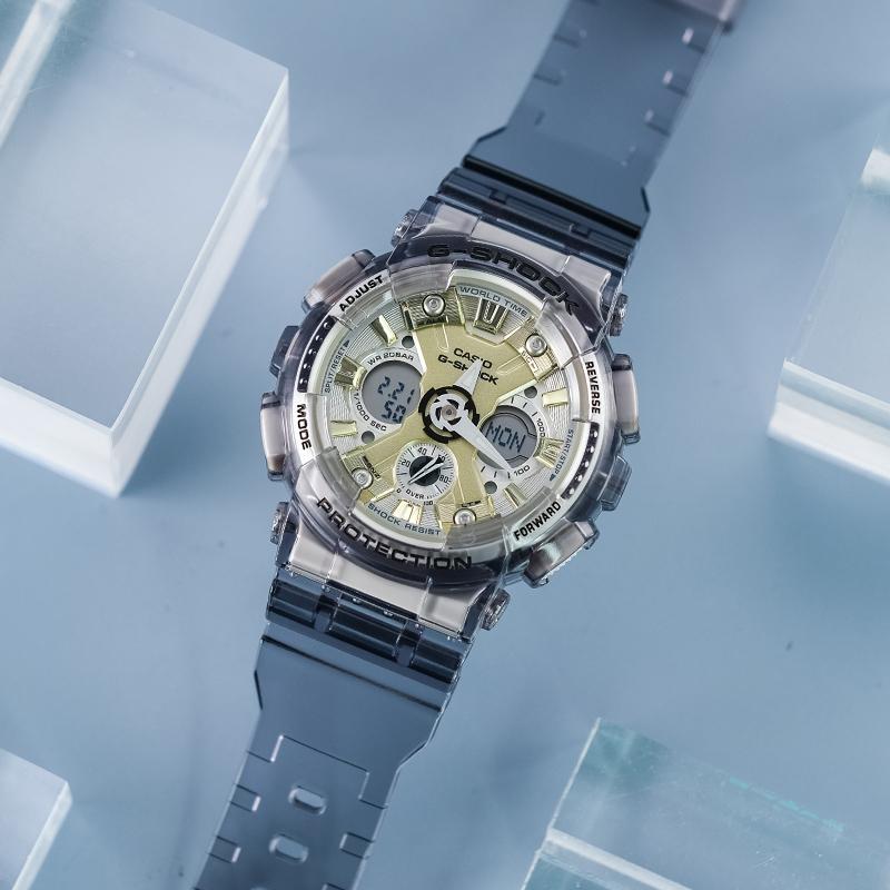 Casio Женские серые часы 49 мм GMA-S120GS-8APR