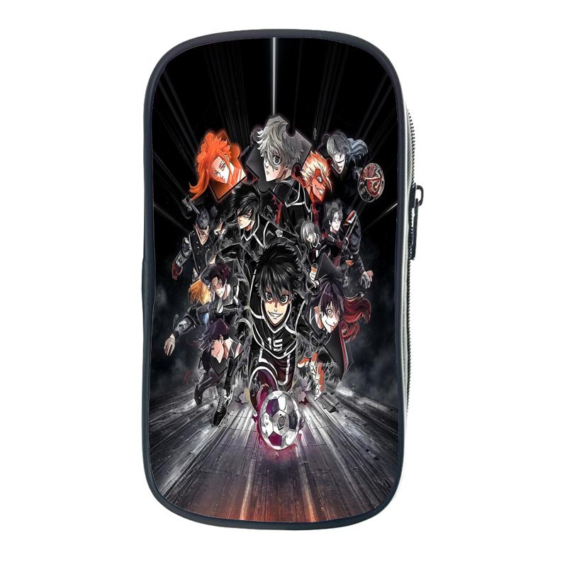 Blue Lock Isagi Yoichi Сумки для хранения Мультфильм Аниме Nagi Seishiro Ручки Сумки для студентов Пенал Кошельки для монет Подарки на день рождения для друзей
