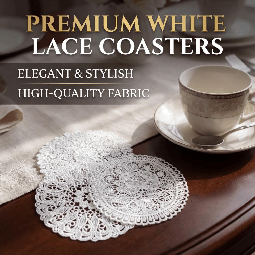 Embroidery Lace Table Cloth Insulated Vase Mat Nordic Style Table Doily Dining Table