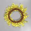 Winter Jasmine Wreath Front Door Decorative Lifelike Lively for Living Room Home