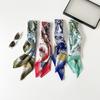 Muse Festival Gifts Silk Scarves Satin Imitation Silk Scarves Small Square Scarves Advanced Sunscreen Neck Thin Small Scarves Wholesale
