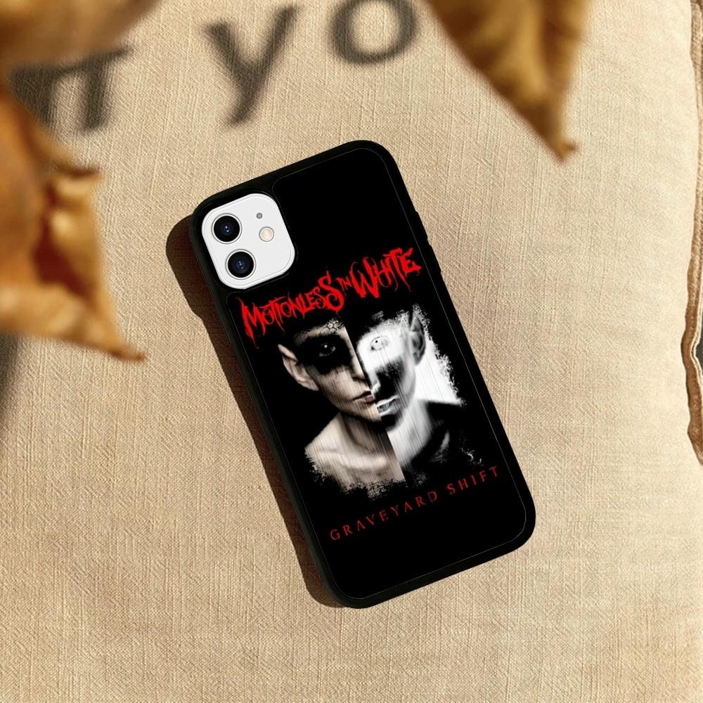 Чехол для телефона Motionless In White Силиконовый PC+TPU Для Для IPhone 11 12 13 14 15 16 Plus Pro Max Чехол