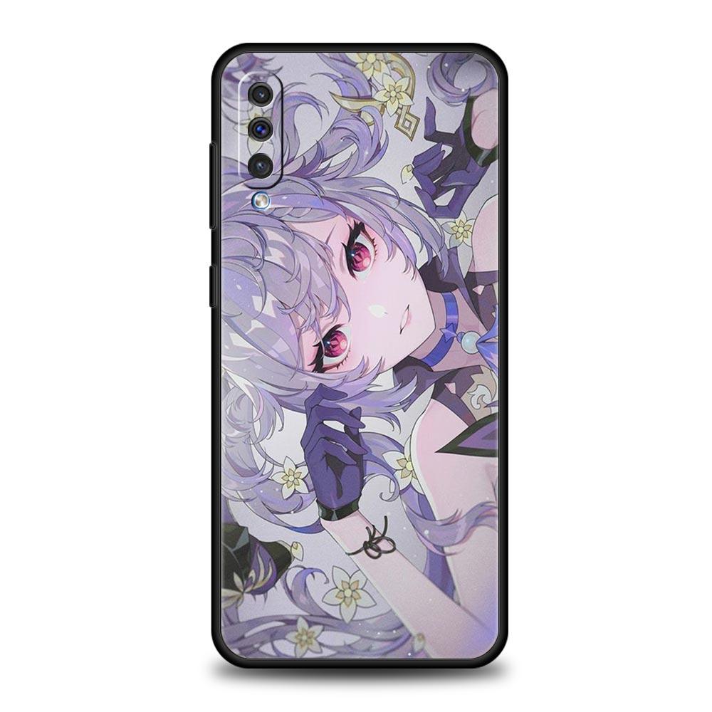 Чехол Genshin Impact для телефона Samsung Galaxy A52 A50 A70 A10 A30 A40 A20S A20E A02S A12 A22 A72 A42 A32 5G A04s, силиконовый чехол