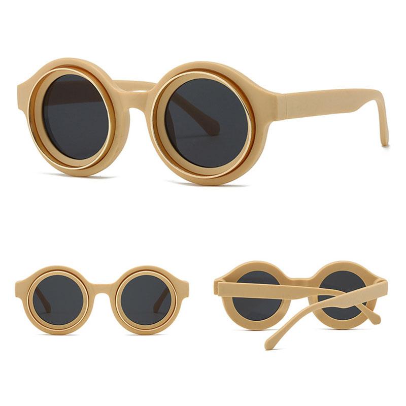 Fashion Vintage Round Sunglasses ladies For Men Sun Glasses Punk Shades Luxury  Designer Classic Steampunk Shades UV400